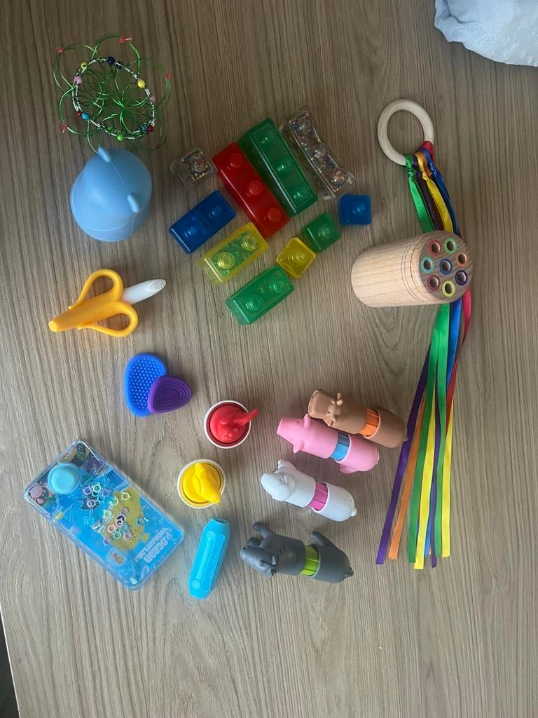 Sensorisch speelgoed pakket, Ophalen of Verzenden, Zo goed als nieuw