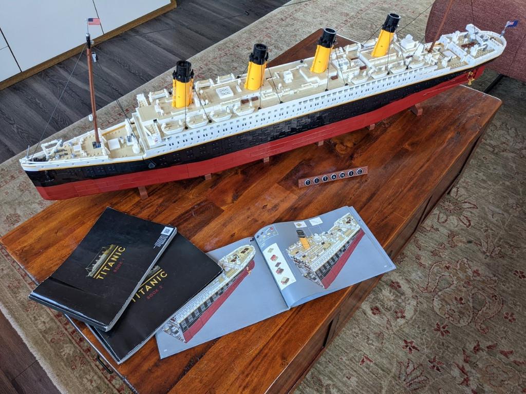 Lego 10294 Titanic, Ophalen, Compleet, Lego, Zo goed als nieuw