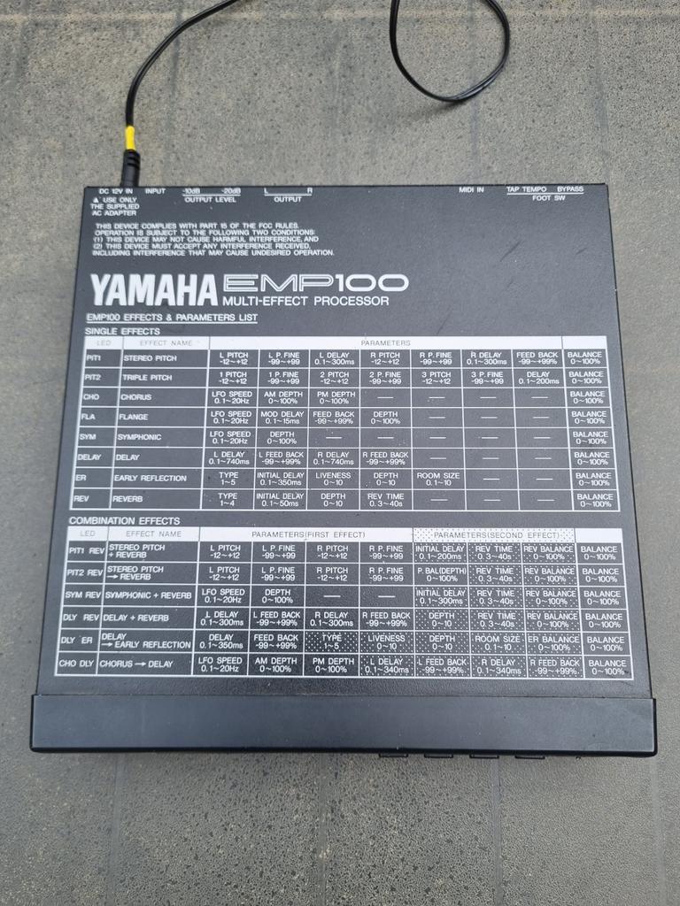Yamaha EMP100 Multi-Effect Processor, Ophalen of Verzenden
