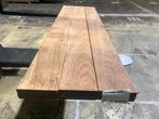 Hardhout–Cumaru–palen–regels-onderslagen-balken-48x143mm, Ophalen, Nieuw, Hardhout, Minder dan 180 cm