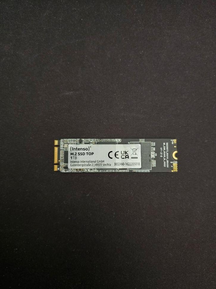 Intenso M.2 SSD 1TB, Computers en Software, Harde schijven, Zo goed als nieuw, Server, Intern, SSD, Overige aansluitingen, Ophalen of Verzenden