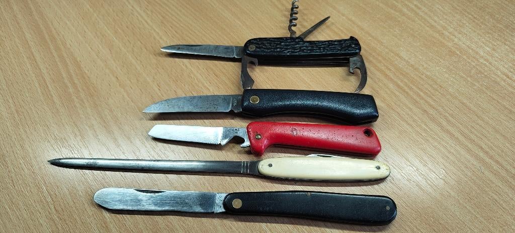 zakmes x5 o.a. Rob T Klaas Solingen Germany, Verzenden, Gebruikt