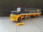 544 herpa scania 141 v8 asg zweden oplegger 1:87 truck, Ophalen of Verzenden, Zo goed als nieuw, Bus of Vrachtwagen, Herpa