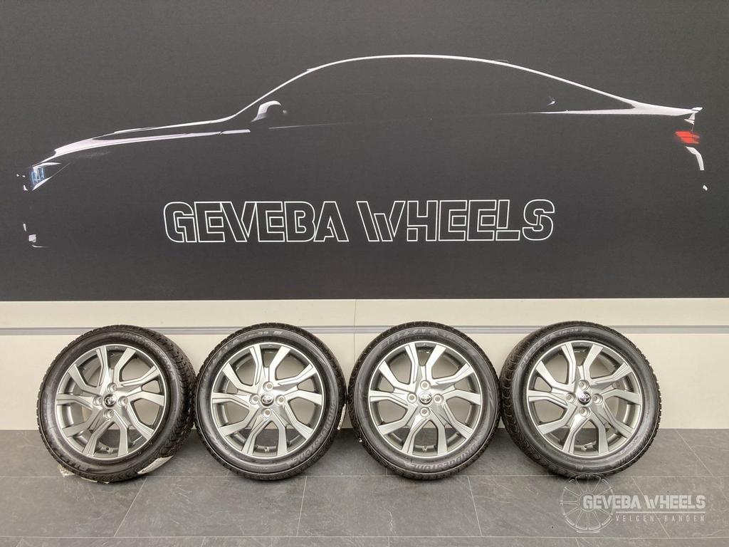 16” originele Toyota Yaris (tot 2020) velgen + winterbanden, Gebruikt, -, Banden en Velgen, 195 mm