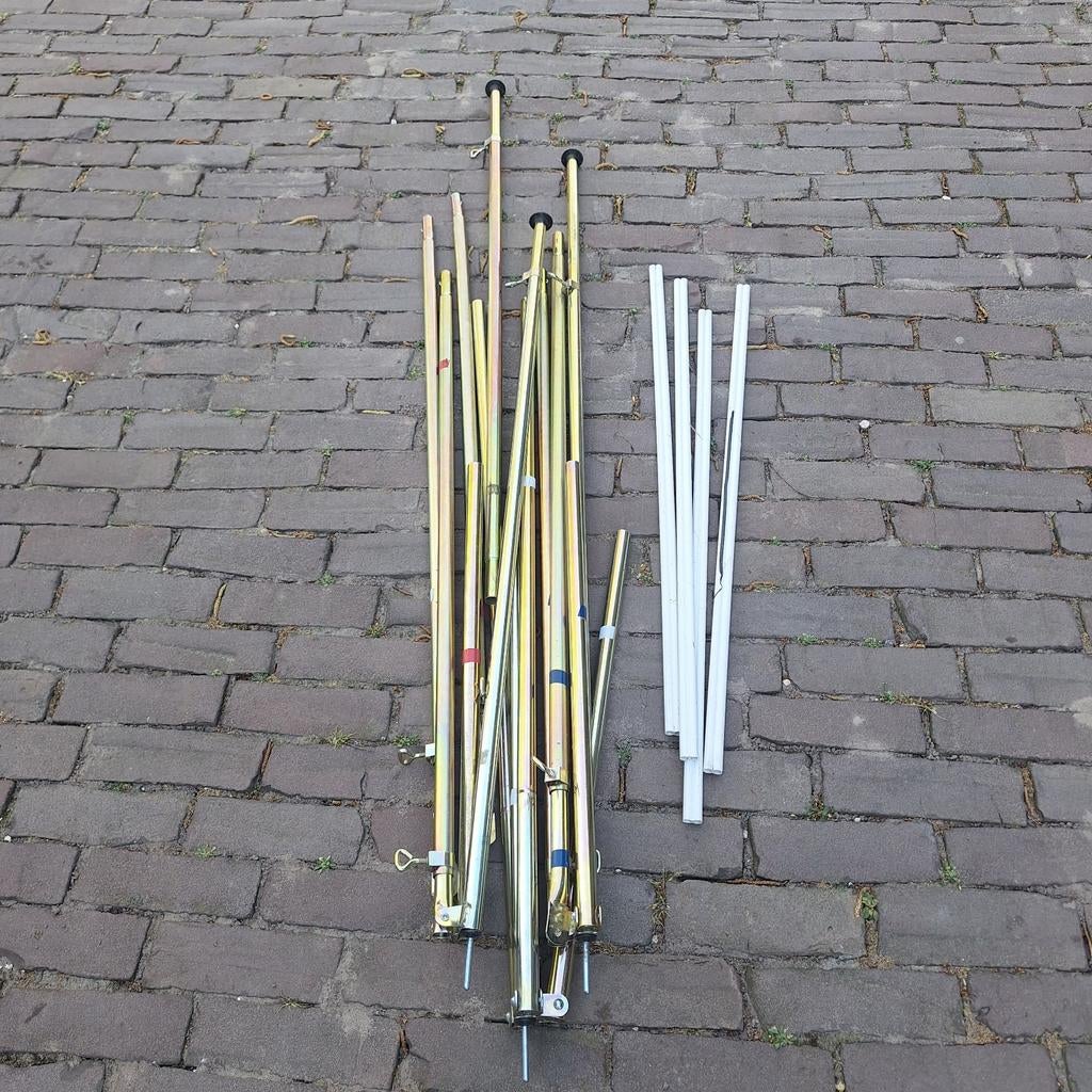 Dorema Locarno Plus voortentluifel frame Stokken, Ophalen, Gebruikt