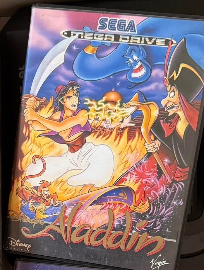 Aladdin spel Sega Megadrive 16 bit, Spelcomputers en Games, Verzenden, 2 spelers, Zo goed als nieuw, Vanaf 3 jaar