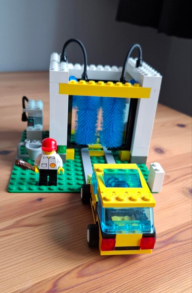 Lego Shell Car Wash set 1255 - Compleet, Ophalen, Gebruikt, Overige thema's, Lego