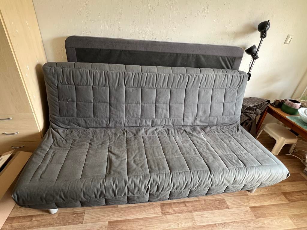 Bed bank ikea, Ophalen, Gebruikt, 90 cm, Tweepersoons