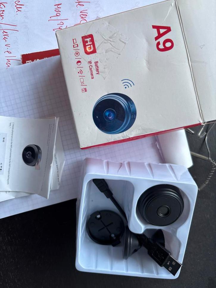 A9 HD IP Camera - Compacte Beveiligingscamera, Audio, Tv en Foto, Videobewaking, Nieuw, Binnencamera, Ophalen of Verzenden