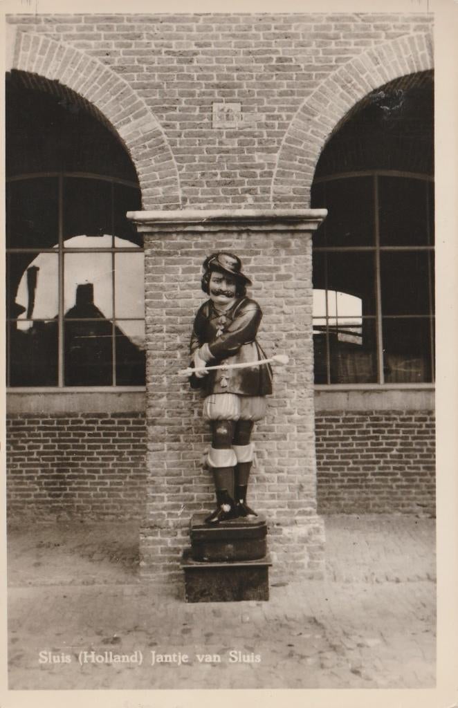 SLUIS Jantje van Sluis 1958, Verzenden, 1940 tot 1960, Gelopen, Zeeland