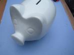 spaarvarken- Groot wit keramiek varken, Verzamelen, Spaarpotten, Ophalen of Verzenden, Zo goed als nieuw, Steen, Aardewerk of Keramiek
