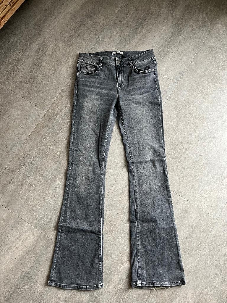 Cup of Joe  Denim - grijze flared spijkerbroek, maat W28-L32, Kleding | Dames, Spijkerbroeken en Jeans, COJ, Ophalen of Verzenden