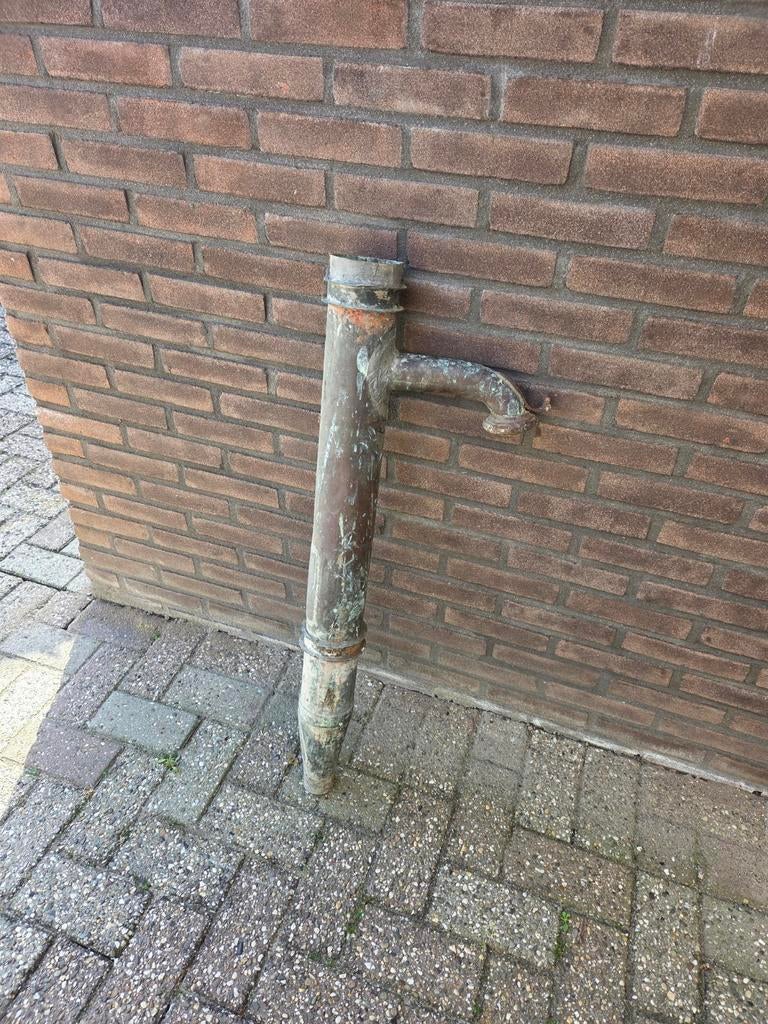 Vintage koperen/messing handpomp standpijp voor grondwater, Ophalen of Verzenden