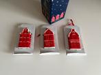 Hollandse huisjes set van 3 kersthangers - nieuw, Diversen, Kerst, Ophalen of Verzenden, Nieuw