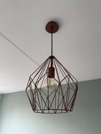 Koperkleurige draad hanglamp, Ophalen, Zo goed als nieuw, Metaal, Minder dan 50 cm