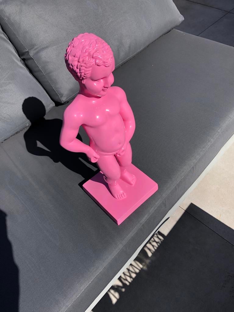 Manneken Pis Beeld - Uniek Kunstobject, Minder dan 20 cm, Ophalen of Verzenden, Handgemaakt, Overige materialen