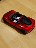 Rode Tesla Roadster modelauto, Verzenden, Groter dan 1:32, Auto, Overige merken