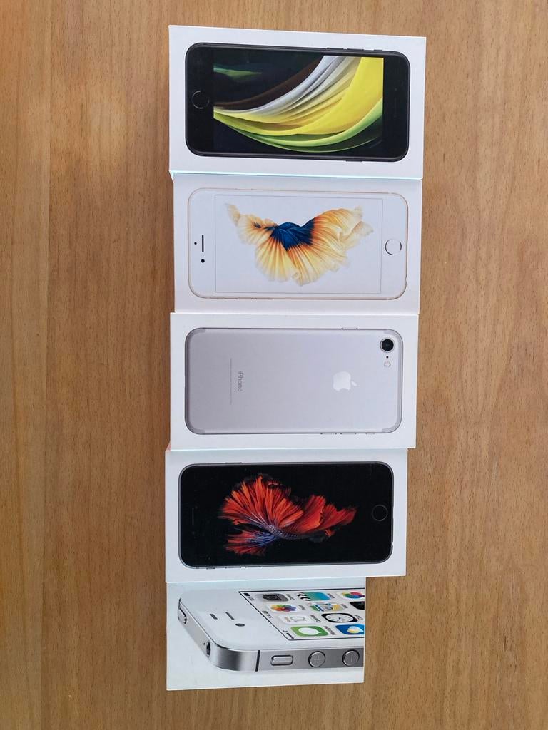 Verschillende lege doosjes van iPhone modellen, Ophalen of Verzenden, Zo goed als nieuw