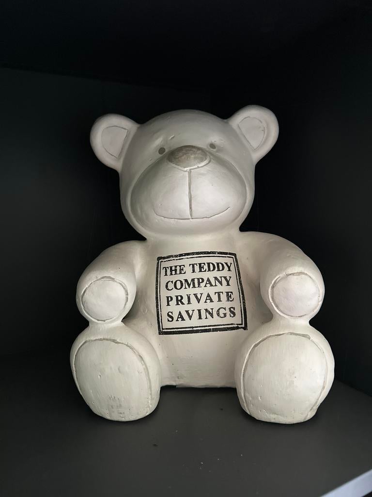 Riviera Maison spaarpot beer - Oudere collectie, Ophalen of Verzenden, Gebruikt, Steen, Aardewerk of Keramiek, Dier