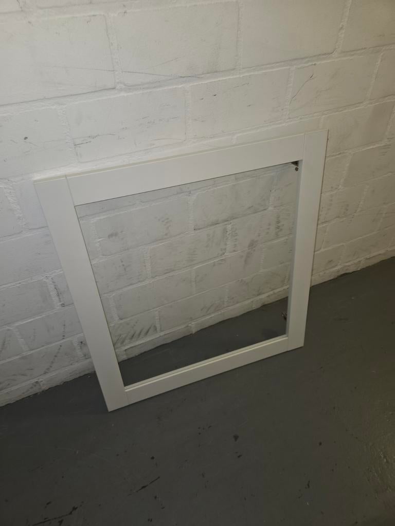 BESTA vitrine deur glas mat wit 60x64cm, Ophalen, Gebruikt