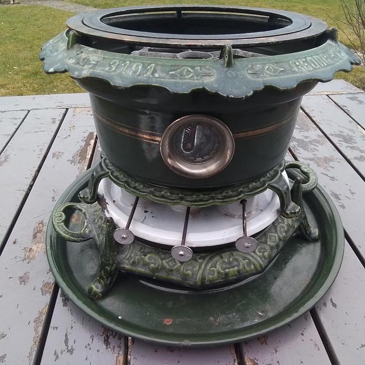 Origineel Haller Petroleum Toestel, Antiek en Kunst, Antiek | Emaille, Ophalen of Verzenden