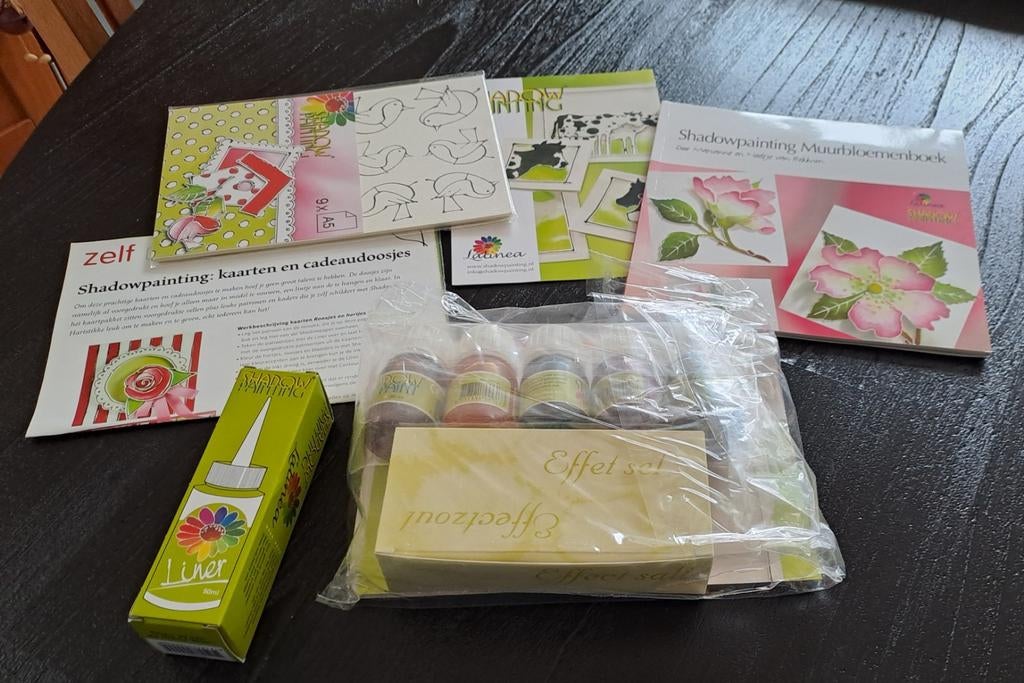 Set ongebruikte spullen voor shadow painting van #Lalinea, Ophalen of Verzenden, Nieuw, Overige typen