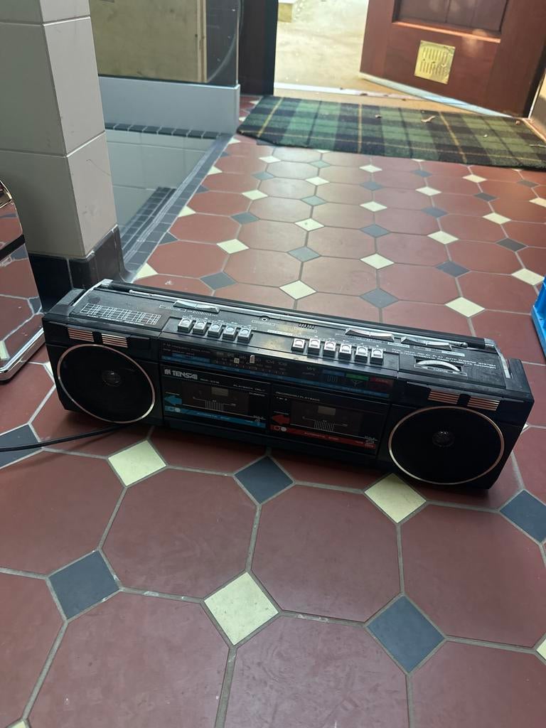 Tensai RCR-3316 boombox, Ophalen of Verzenden, Gebruikt, Radio