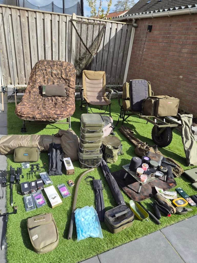 Complete karperset., Watersport en Boten, Ophalen of Verzenden, Zo goed als nieuw, Complete set