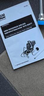 Verfspuit machineHBM, Minder dan 5 liter, Ophalen of Verzenden, Nieuw