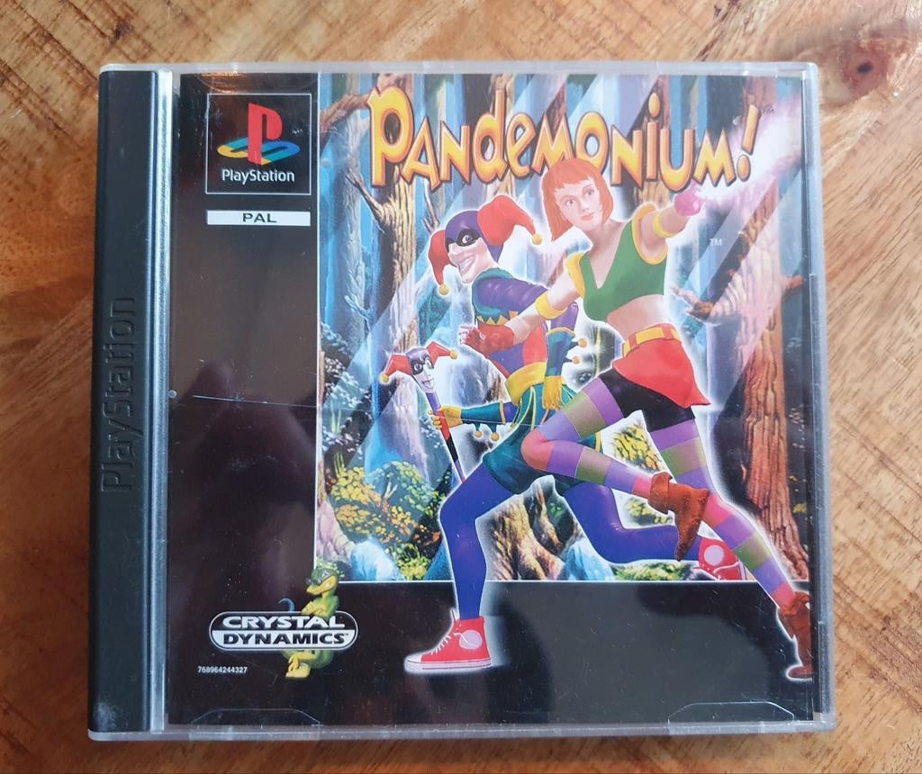 Pandemonium! PS1 CIB, Gebruikt, 1 speler, Ophalen of Verzenden, Vanaf 3 jaar