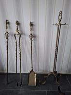 Antiek messing haardset, Ophalen