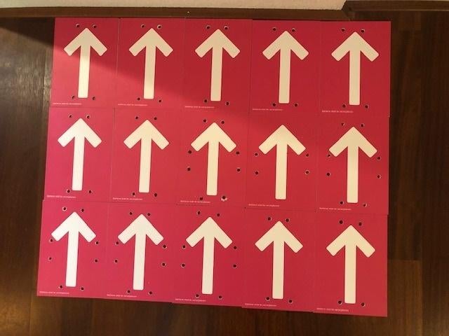 15 Wegwijzer Bord Richting Pijl Bewijzering Naambord Nr.62, Ophalen of Verzenden, Gebruikt, Overige typen