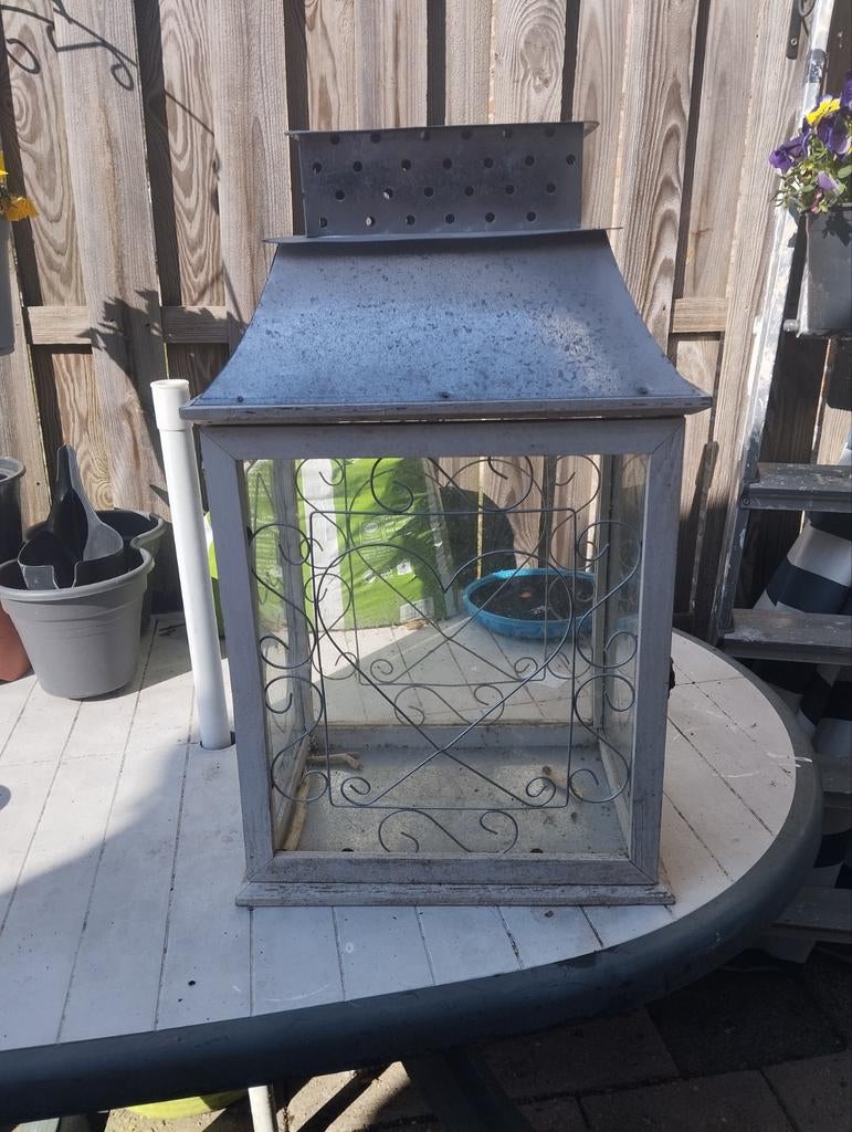 Decoratieve lantaarn voor binnen en buiten, Antiek en Kunst, Ophalen