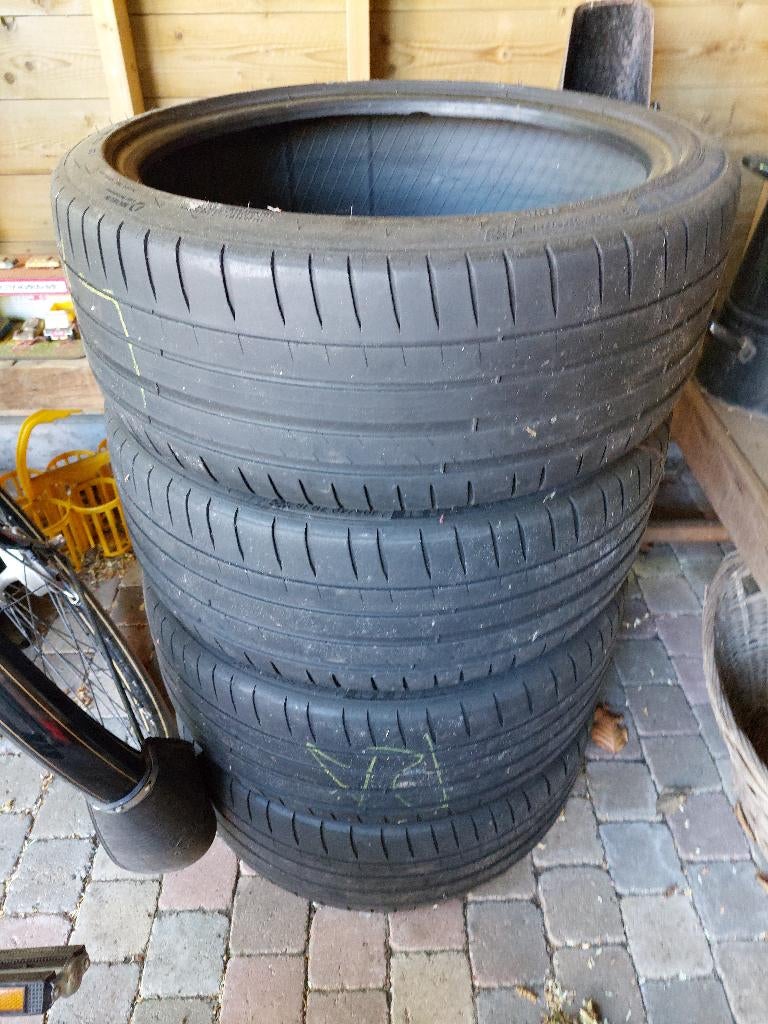 Stapel van 4 stuks Michelin Pilot Sport 4 banden, Ophalen, Gebruikt