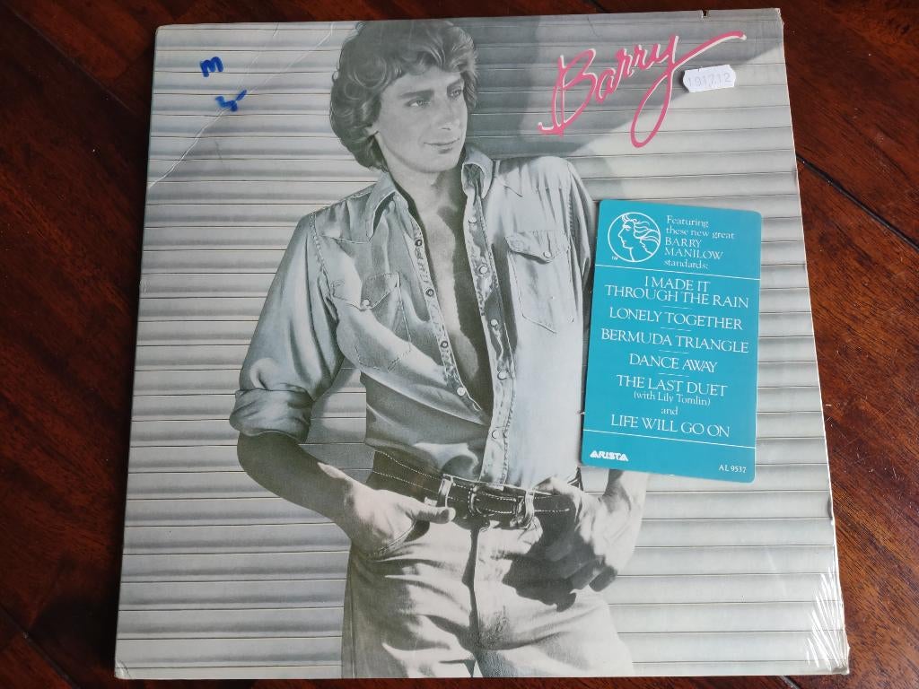 Lp - Barry Manilow - Barry, Cd's en Dvd's, Vinyl | Pop, Ophalen of Verzenden, Zo goed als nieuw, 12 inch