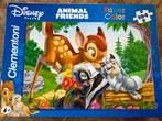 Disney Bambi Animal Friends puzzel 104 stukjes, Ophalen of Verzenden, Meer dan 50 stukjes, Gebruikt, 6 jaar of ouder