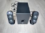 Logitech X-230 speakerset 2.1 met Subwoofer, Ophalen of Verzenden, Zo goed als nieuw, Audiokanaal 2.1, Logitech