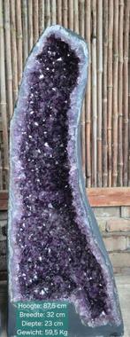 Schitterende Amethist Geode stel, Ophalen of Verzenden