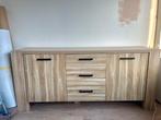 Dressoir hout metaal, Ophalen, 150 tot 200 cm, Zo goed als nieuw, Metaal