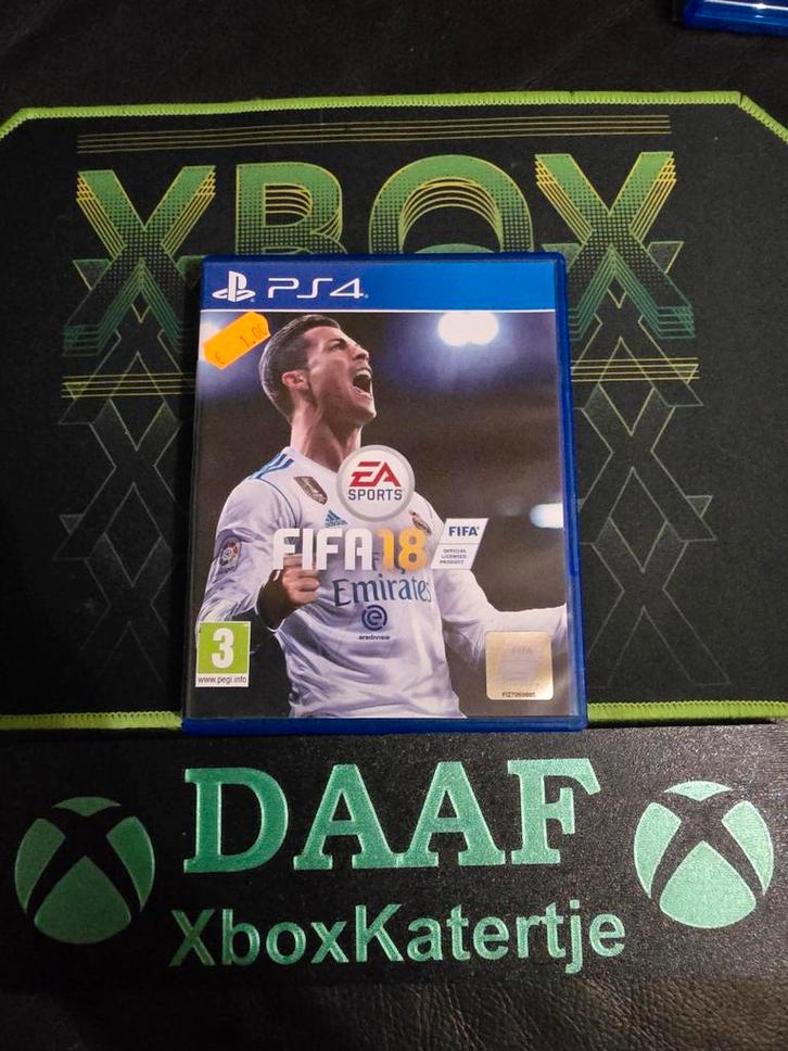 Fifa 18 - Ps4, Spelcomputers en Games, Games | Sony PlayStation 4, Zo goed als nieuw, Sport, 3 spelers of meer, Vanaf 3 jaar, Ophalen of Verzenden