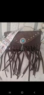 Nieuwe Boho Tas met Verstelbare Band en Franjes, Ophalen of Verzenden, Nieuw, Bruin, Schoudertasje