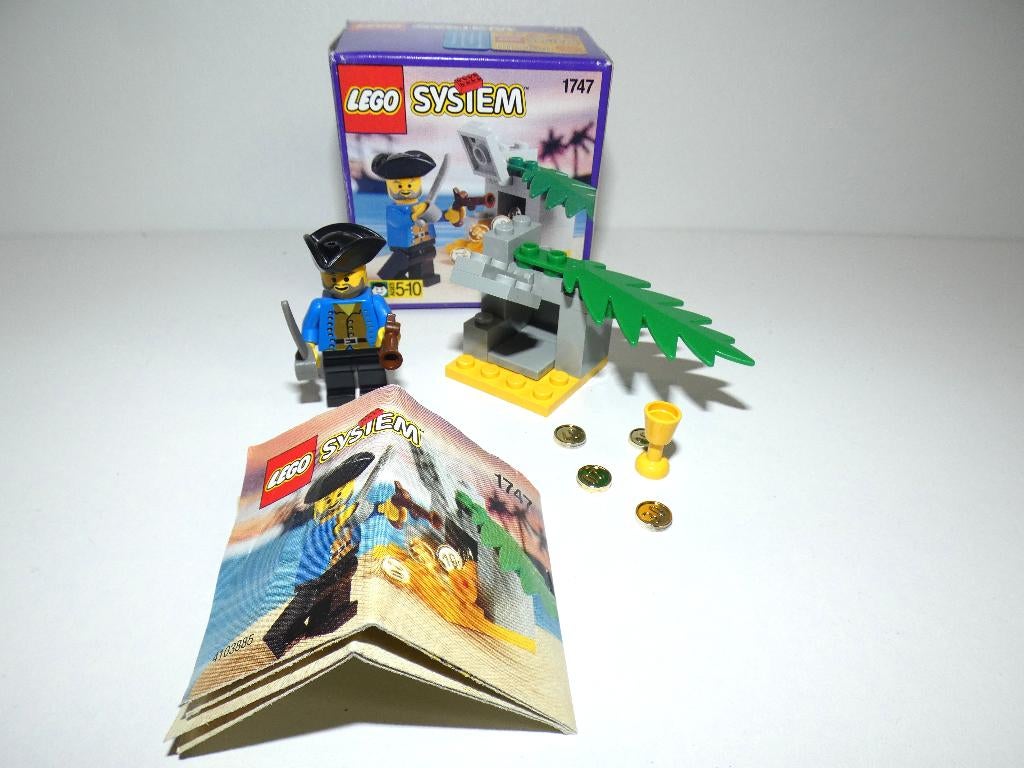 Te koop Lego piraten set 1747, Kinderen en Baby's, Speelgoed | Duplo en Lego, Zo goed als nieuw, Lego, Complete set, Ophalen of Verzenden