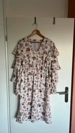 Mooie jurk stroken mouw maat 38/40, Kleding | Dames, Jurken, Maat 38/40 (M), Ophalen of Verzenden, Zo goed als nieuw, Roze
