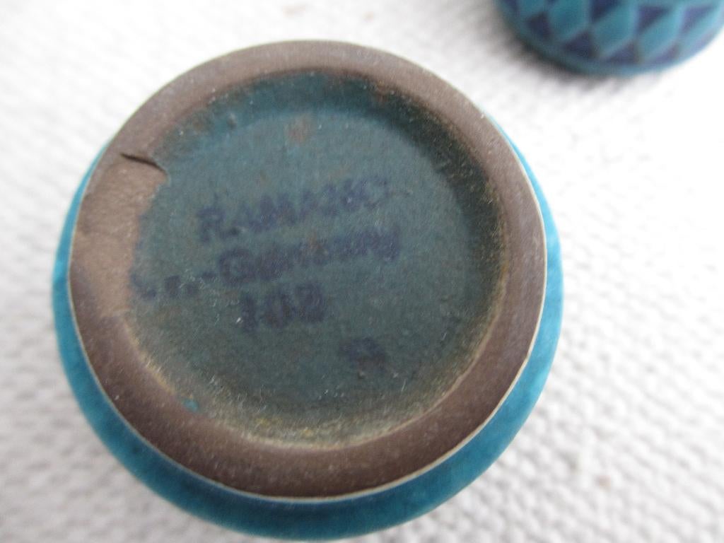 Vintage West Germany eierdopjes Ceramano Hans Welling, Ophalen of Verzenden