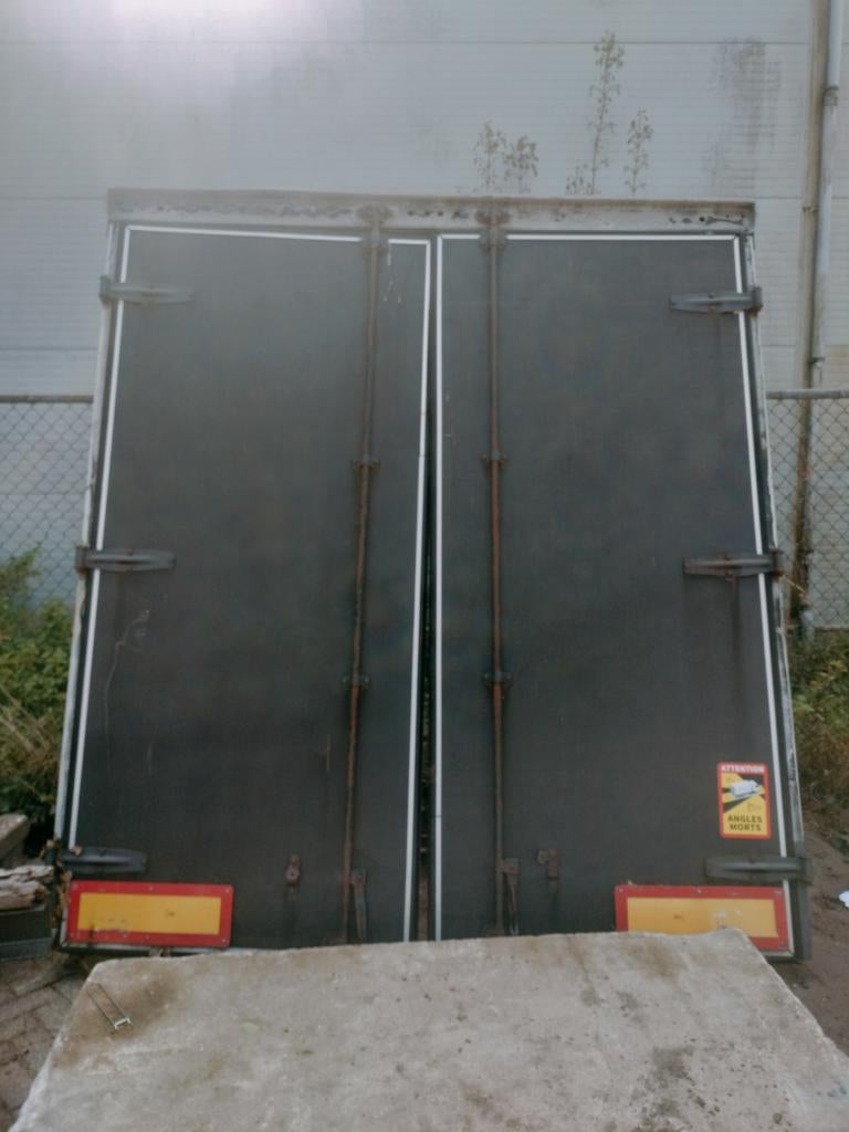 Volledige achterkant+deuren Trailer, Auto-onderdelen, Vrachtwagen-onderdelen, Ophalen, Gebruikt, Carrosserie en Plaatwerk