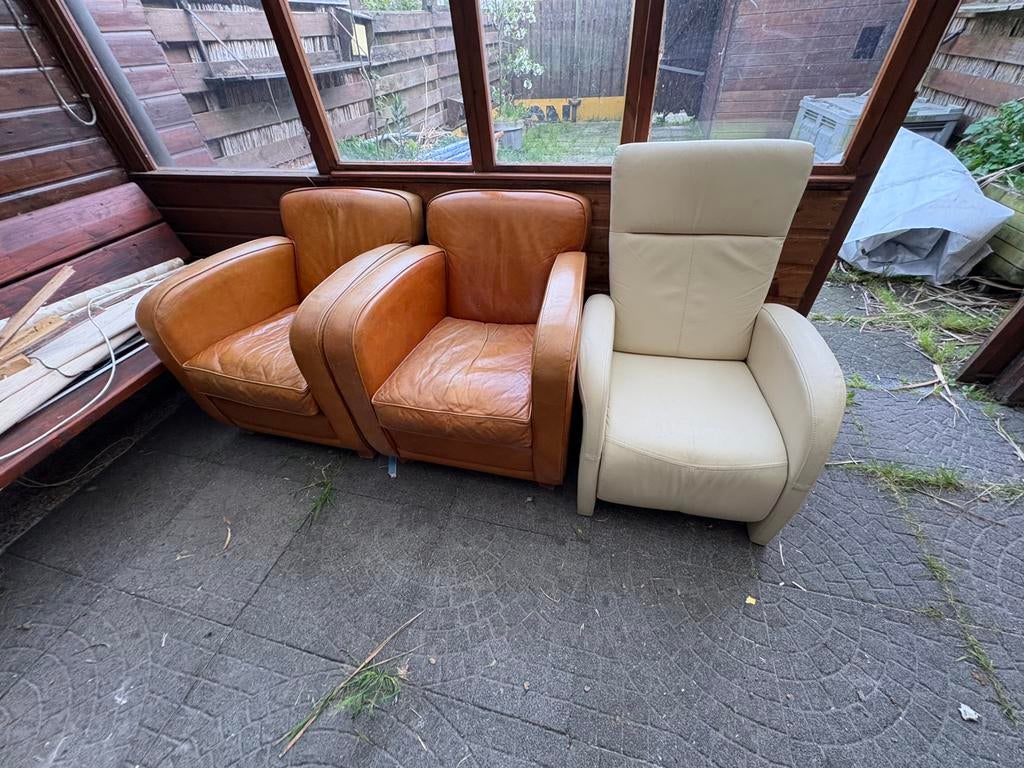 Gratis ophalen stoelen 1 verstelbaar liggend, Huis en Inrichting, Ophalen, Zo goed als nieuw