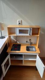 Ikea Duktig speelkeuken met magnetron en accessoires, Ophalen, Gebruikt, Hout, Speelkeuken