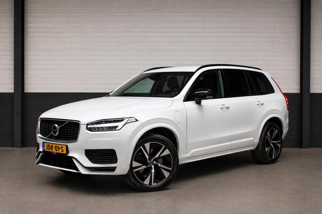 Volvo XC90 2.0 T8 Recharge AWD R-Design l Camera l Navi l 7P, Gebruikt, 4 cilinders, 7 stoelen, Wit