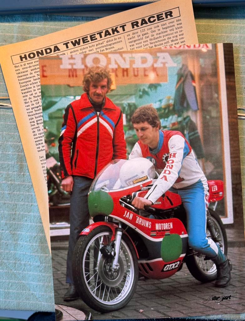 Verslag 1978 Honda MT125R Jan Bruins Leo Neuteboom, Verzenden, Zo goed als nieuw, Motoren