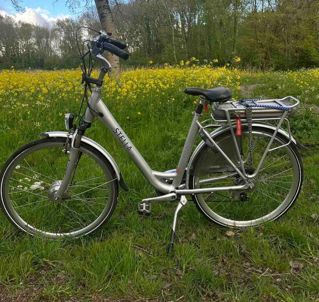 Elektrische fiets Stella Albatros, Zo goed als nieuw, 51 tot 55 cm, 50 km per accu of meer, Ophalen